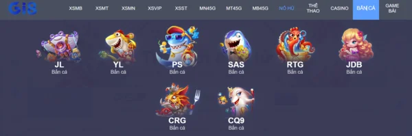 Danh mục game bắn cá Gi8 vui nhộn, nhiều màn và boss