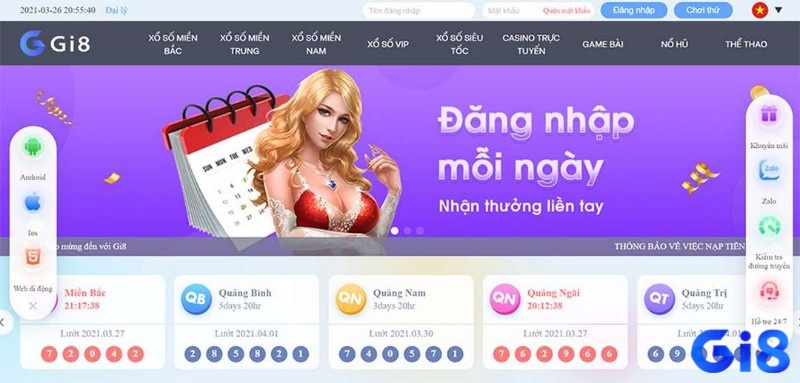 Các hình thức chơi số đề online phổ biến tại nhà cái Gi8