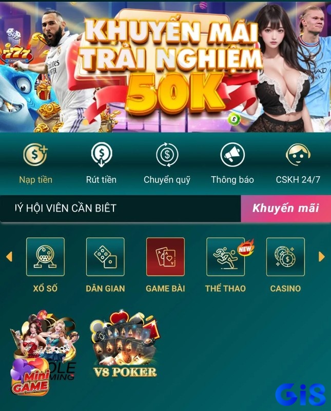 Ggame bài là nơi có nhiều thành viên của Loto188 yêu thích