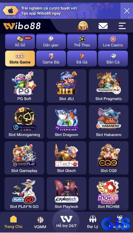Các trò chơi slot tại đây có số lượng và chất lượng hàng đầu