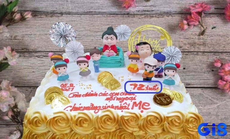 Mơ thấy 72 nếu chiêm bao thấy trên bánh kem