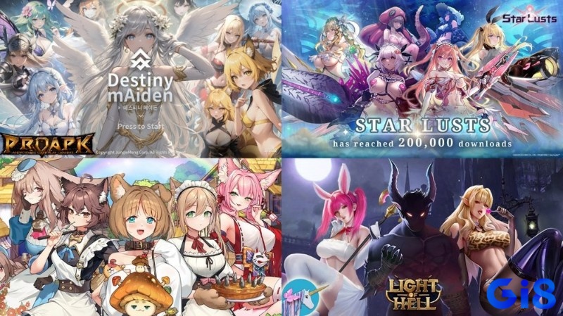Xu hướng phát triển của game mobile gái xinh hiện nay