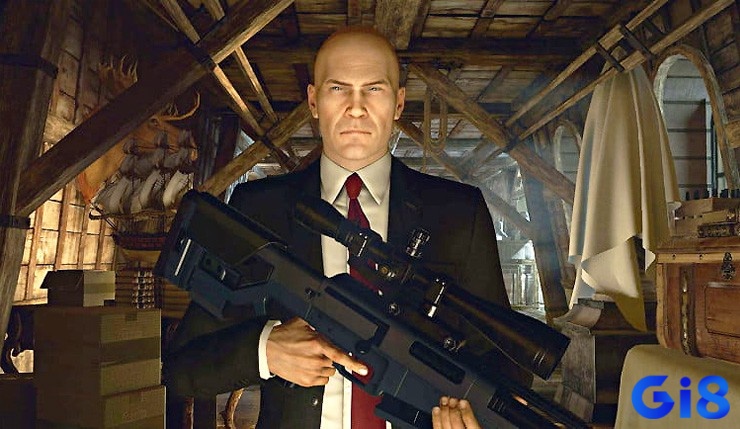 Game bắn súng hay nhất cho android về ám sát chính xác với vai Agent 47.