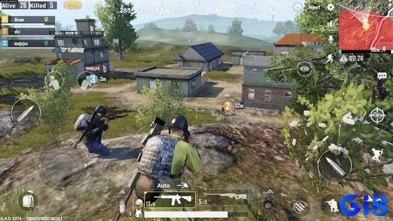 Game bắn súng hay nhất cho android về chiến đấu sinh tồn với đồ họa chân thực và bản đồ đa dạng trong PUBG Mobile.