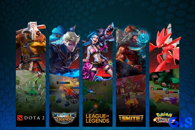 MOBA – đấu trường chiến thuật trực tuyến đòi hỏi phối hợp đồng đội và kỹ năng cá nhân.