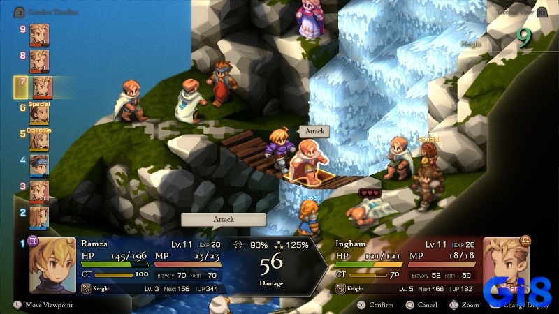 Final Fantasy Tactics – huyền thoại chiến thuật RPG với hệ thống nghề nghiệp sâu sắc.