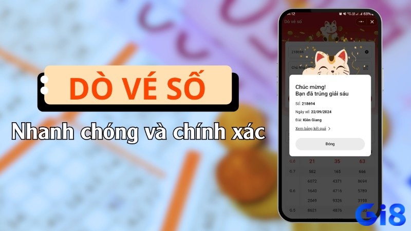 Giao diện DoKQXS tối giản, chỉ tập trung vào dò vé số.