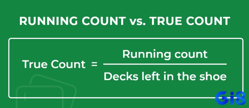 Running Count và True Count giúp đưa ra quyết định chính xác hơn trong cách đếm bài Blackjack 2025.