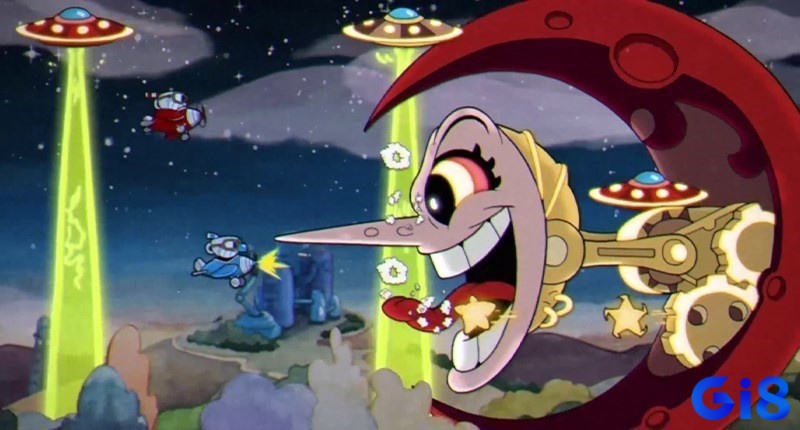 Cuphead là game 2 người 1 máy PC thử thách kỹ năng phản xạ và phối hợp, thu hút đặc biệt nhiều game thủ.