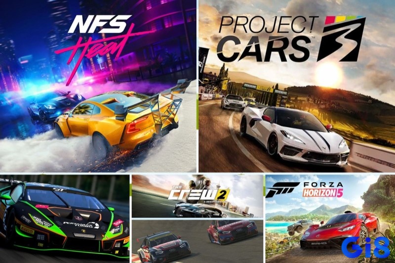 Các tựa game đua xe trên PC được tái hiện chi tiết với ánh sáng, thời tiết và hiệu ứng cực kỳ chân thực