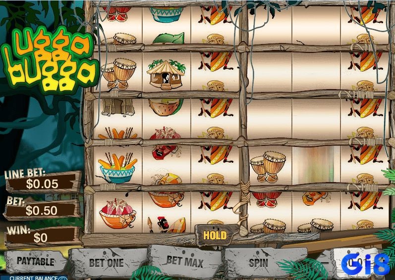 Ugga Bugga (Playtech) - Slot RTP 99.07% với 10 vòng quay độc lập và tính năng giữ biểu tượng, lựa chọn ưa thích của người chơi tính toán