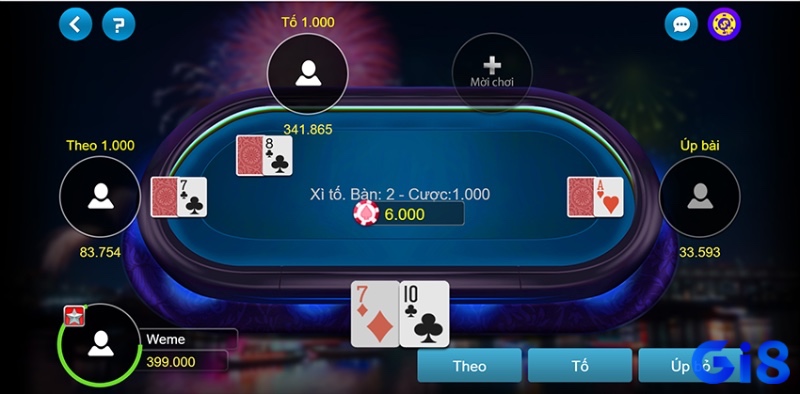 Điểm khác biệt lớn nhất Xì tố khác Poker: Xì tố dựa vào bài úp/ngửa, còn Poker dựa vào bài tẩy và bài chung.