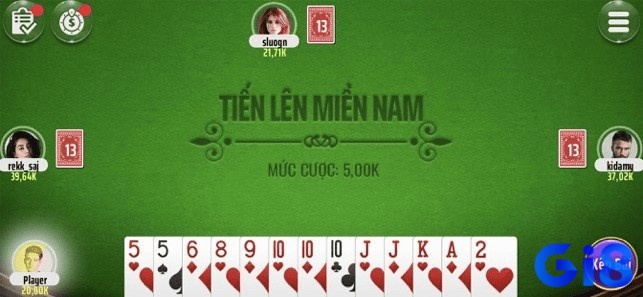 Bộ bài 13 lá, cách đi bài, các kiểu kết hợp và điều kiện thắng trong game bài Tiến Lên Việt Nam.