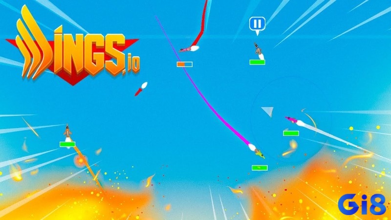 Wings.io nổi bật với gameplay nhanh, đồ họa mượt mà và cảm giác chiến đấu cực phấn khích