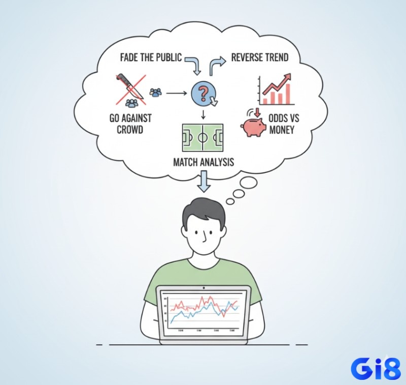 Người chơi cá cược phân tích biến động kèo và xu hướng đặt cược của đám đông để đưa ra quyết định "bắt dao rơi" hoặc "bắt xu hướng ngược"