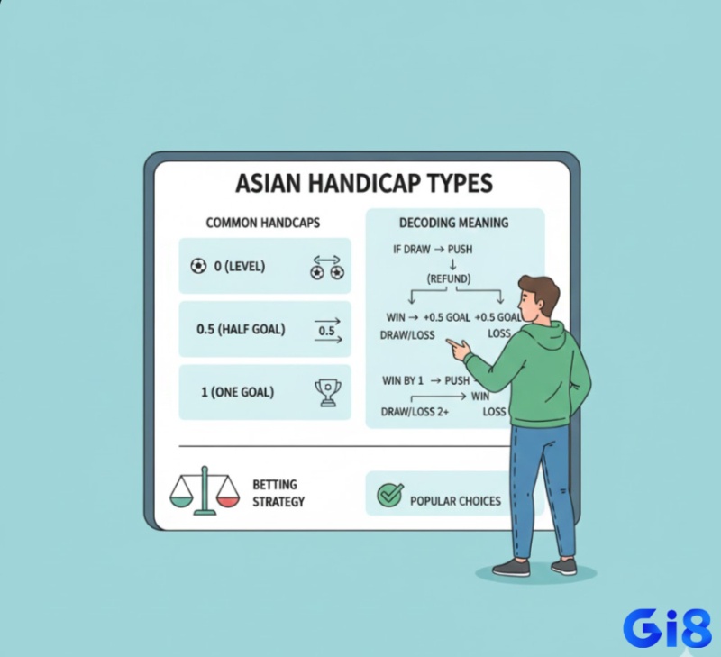 Người chơi giải mã các loại kèo chấp châu Á phổ biến nhất, từ khái niệm cơ bản đến ý nghĩa chi tiết của từng mức chấp