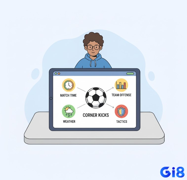 Người chơi phân tích các yếu tố tác động đến số lượng phạt góc trong bóng đá
