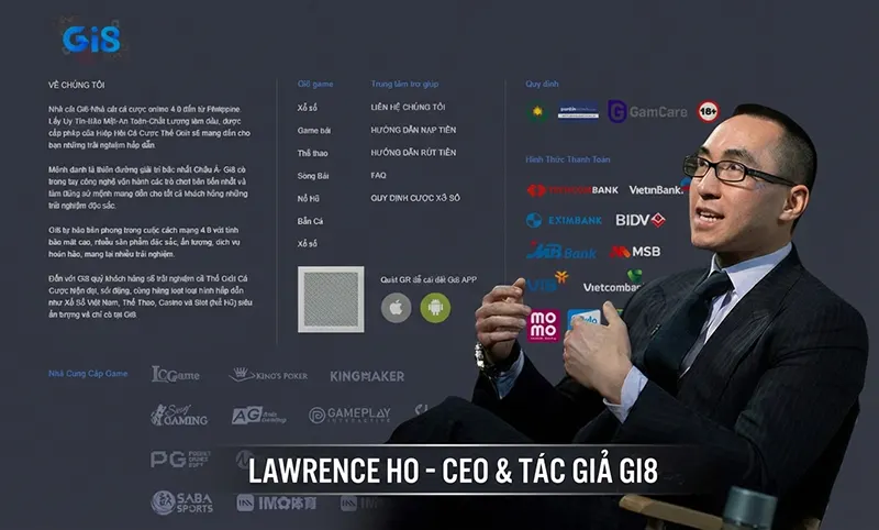 Lawrence Ho tin rằng sự kết nối giữa ông và Gi8 sẽ tạo ra sân chơi lành mạnh cho cộng đồng