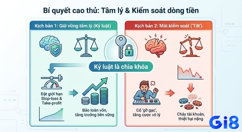 Để thành công với cược đỏ đen roulette, người chơi cần duy trì tâm lý bình tĩnh, tuân thủ nghiêm ngặt các giới hạn đã đặt ra cho bản thân