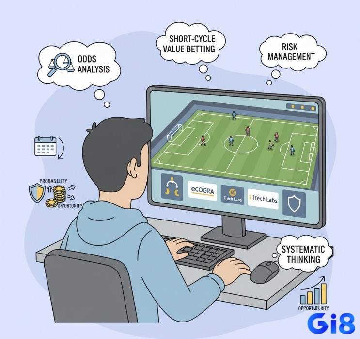 Người chơi phân tích biên độ odds và giá trị kèo, kết hợp quản lý vốn và đặt cược theo chu kỳ ngắn trong thể thao ảo