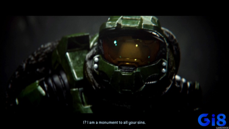 Cảnh cắt trong Halo: The Master Chief Collection với Master Chief