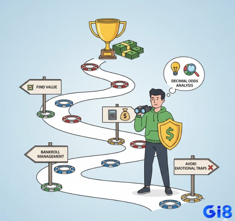 Người chơi nắm vững odds thập phân là gì, nhận diện kèo giá trị và quản lý vốn kỷ luật để làm chủ cuộc chơi cá cược