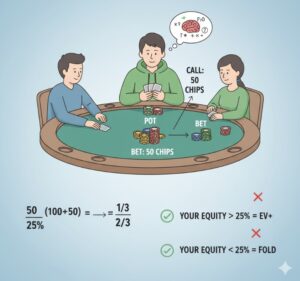 Pot Odds trong Poker là gì? Cách tính chuẩn xác nhất