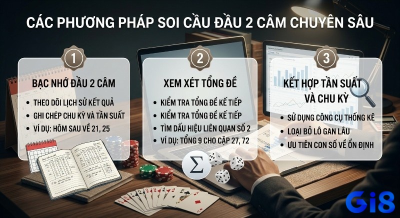 Hướng dẫn 3 phương pháp soi cầu, đầu 2 câm đánh con lô gì: bạc nhớ lịch sử, tổng đề, và kết hợp tần suất để tăng khả năng chính xác