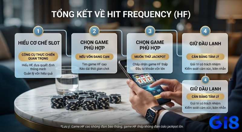 Quy trình 4 bước tận dụng Hit frequency (HF) để chơi slot: hiểu cơ chế, chọn game theo vốn và giữ tâm lý ổn định