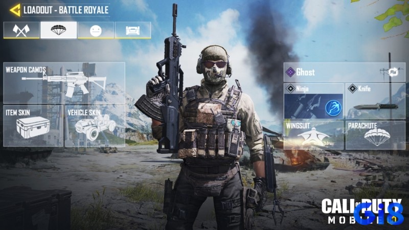 Call of Duty Mobile với chiến trường FPS, vũ khí và chế độ Battle Royale
