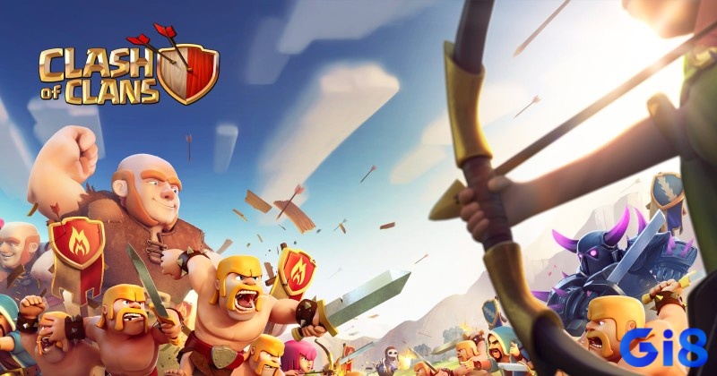 Clash of Clans với căn cứ, quân lính và chiến tranh bang hội trên mobile