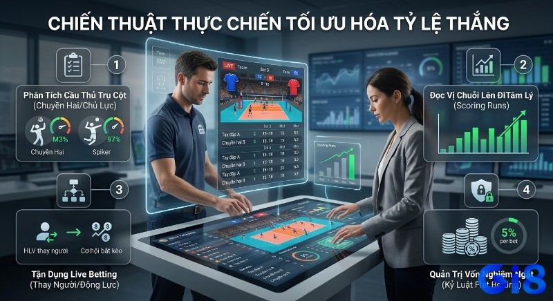 Quy trình 4 bước tối ưu tỷ lệ thắng: phân tích cầu thủ, đọc vị tâm lý, tận dụng live betting và quản trị vốn hiệu quả