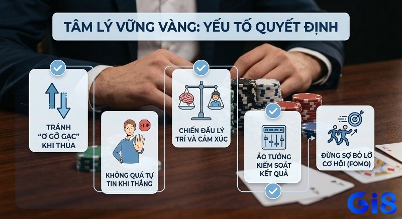 Kinh nghiệm cá cược bóng đá: Checklist tâm lý vững vàng trong cá cược, giúp tránh gỡ gạc, ảo tưởng kiểm soát và sợ bỏ lỡ cơ hội (FOMO)