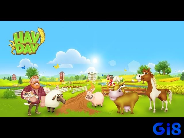 Vật nuôi trong Hay Day tạo ra trứng, sữa và nguyên liệu nông trại