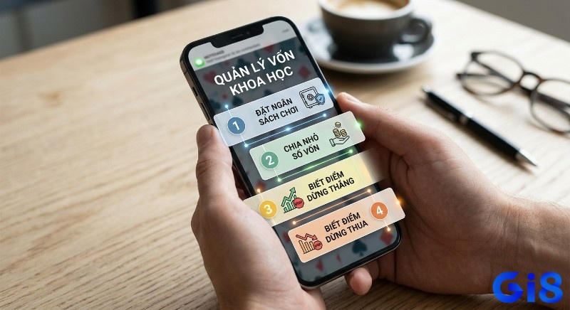 Checklist 4 bước quản lý vốn khoa học khi chơi Nổ Hũ dễ thắng: đặt ngân sách, chia nhỏ vốn, biết điểm dừng thắng/thua