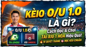 Kèo O/U 1.0 là gì? Cách đọc & chơi tài xỉu 1 hòa hiệu quả