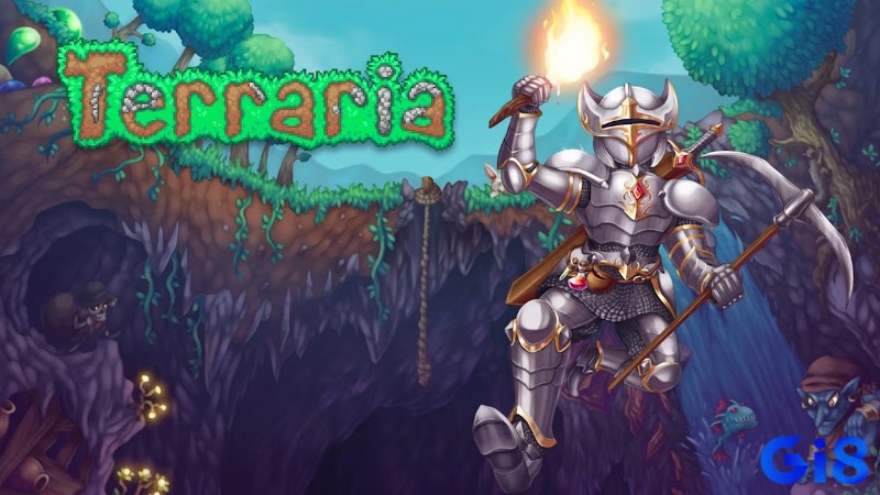 Terraria hỗ trợ tay cầm tốt cho người thích sandbox, chế tạo và săn boss